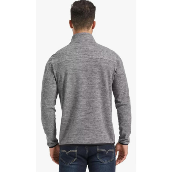 Avalanche Men's 1/4 Zip Fleece Pullover Sweatshirt, Gray XL - Picture 2 of 6
